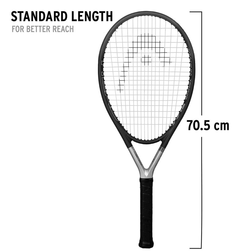 HEAD Ti S6 Tennis Racquet (Black/Silver)