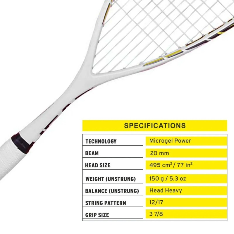 HEAD Microgel Blast Squash Racquet