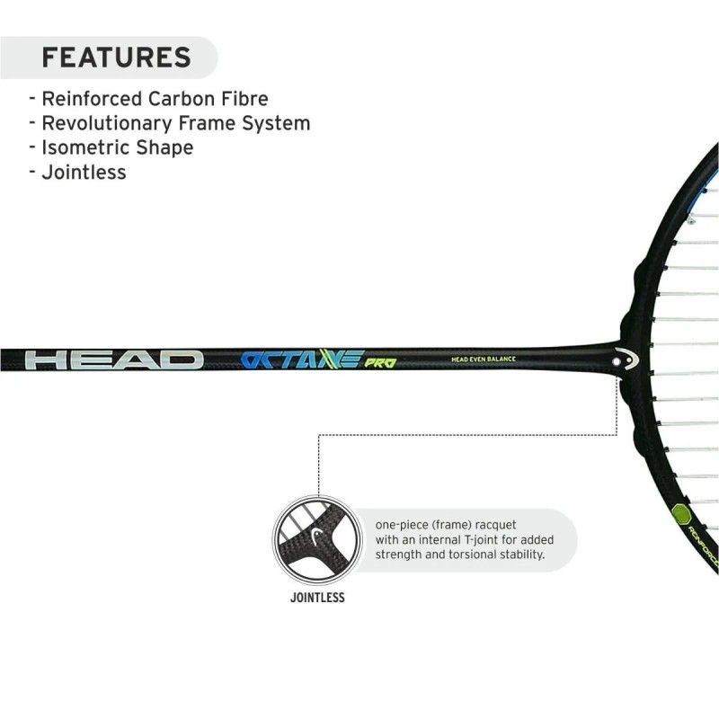 HEAD Octane Pro Badminton Racquet (Unstrung) HEAD Octane Pro Badminton Racquet (Unstrung)