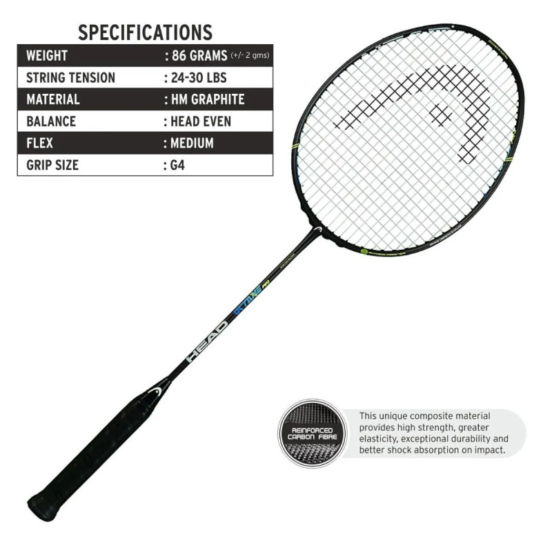 HEAD Octane Pro Badminton Racquet (Unstrung) HEAD Octane Pro Badminton Racquet (Unstrung)