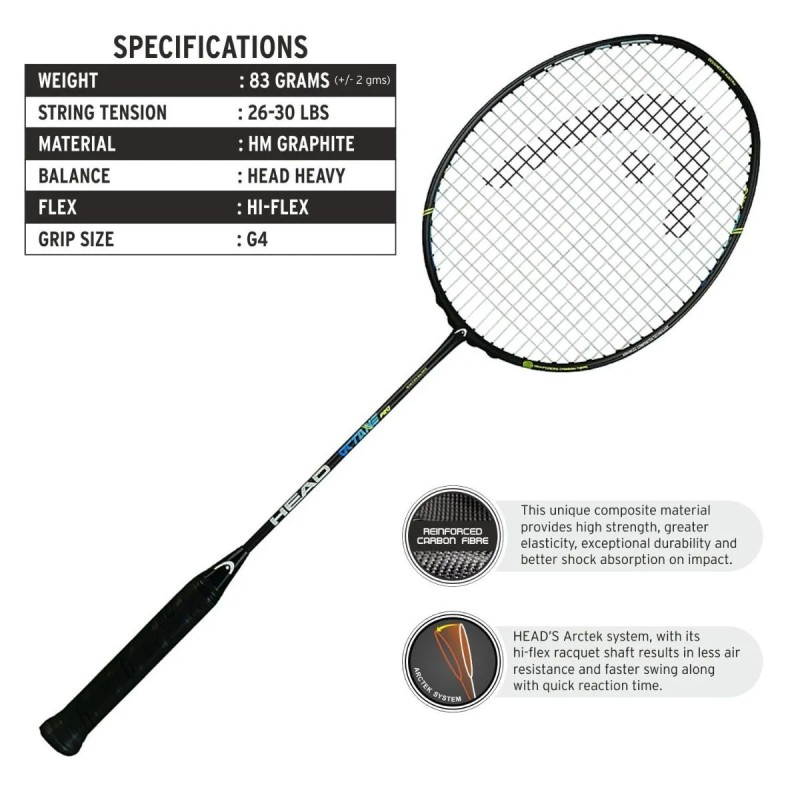 HEAD Octane Tour Badminton Racquet (Unstrung) HEAD Octane Tour Badminton Racquet (Unstrung)