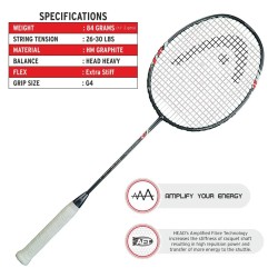 HEAD Xenon Pro Badminton Racquet (Unstrung)