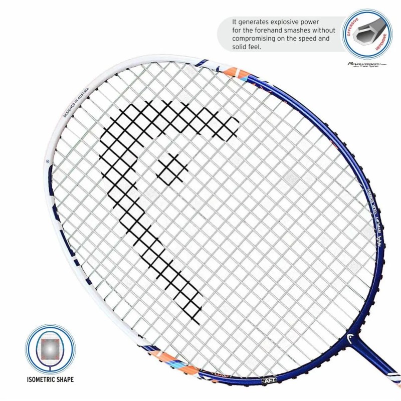 HEAD Xenon 3.3 Badminton Racquet (Untrung)