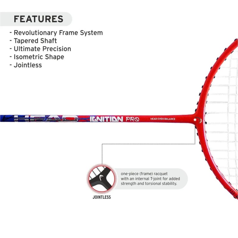 HEAD Ignition Pro Badminton Racquet (Strung) HEAD Ignition Pro Badminton Racquet (Strung)
