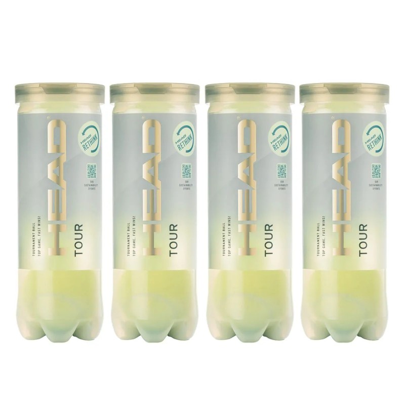 HEAD Tour Tennis Ball Dozen (12 Balls)