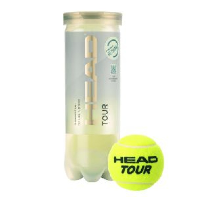 HEAD Tour Tennis Ball Can (3 Balls) HEAD Tour Tennis Ball Can (3 Balls)