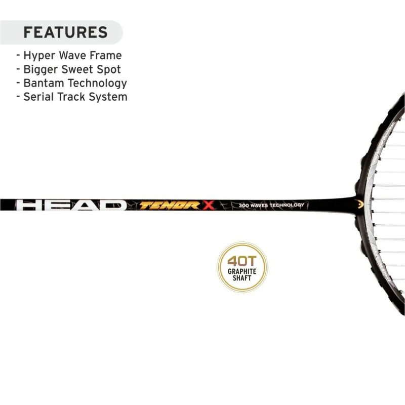 HEAD Tenor X Badminton Racquet (Unstrung) HEAD Tenor X Badminton Racquet (Unstrung)