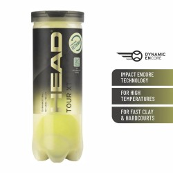 HEAD Tour XT Tennis Ball Can (3 Balls) HEAD Tour XT Tennis Ball Can (3 Balls)
