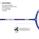 HEAD Xenon Lite Badminton Racquet (Strung)