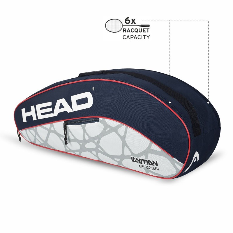 HEAD Ignition 6R Combi Badminton Kit Bag HEAD Ignition 6R Combi Badminton Kit Bag