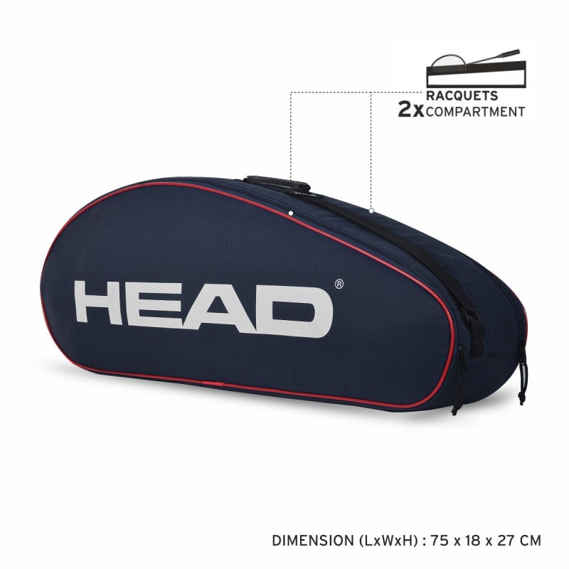 HEAD Ignition 6R Combi Badminton Kit Bag HEAD Ignition 6R Combi Badminton Kit Bag