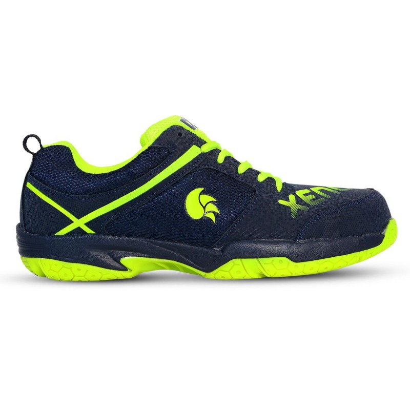 DSC Xeno Badminton Shoes (Navy/Fluro Yellow) DSC Xeno Badminton Shoes (Navy/Fluro Yellow)