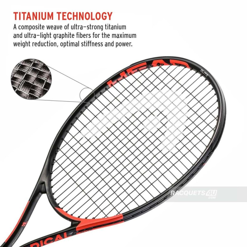 HEAD Ti. Radical Elite Tennis Racquet (Strung) HEAD Ti. Radical Elite Tennis Racquet (Strung)