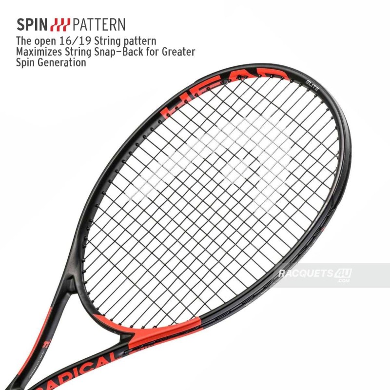 HEAD Ti. Radical Elite Tennis Racquet (Strung) HEAD Ti. Radical Elite Tennis Racquet (Strung)