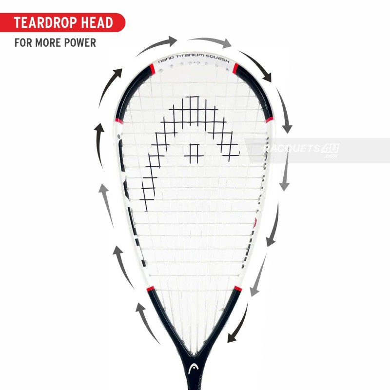 HEAD Nano Ti. 115 Squash Racquet HEAD Nano Ti. 115 Squash Racquet