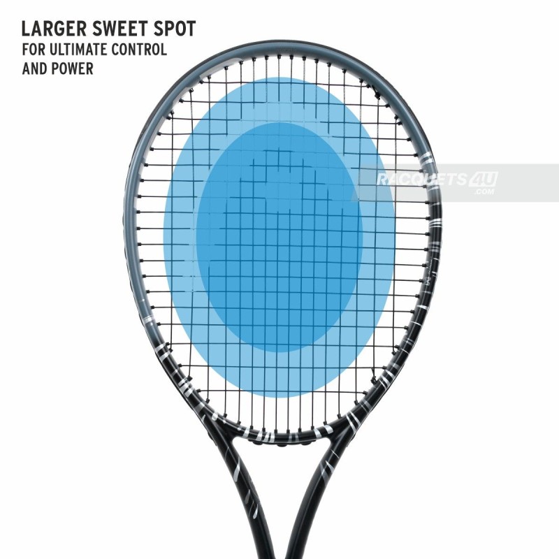HEAD MX Spark Suprm Tennis Racquet (Strung, Stealth) HEAD MX Spark Suprm Tennis Racquet (Strung, Stealth)