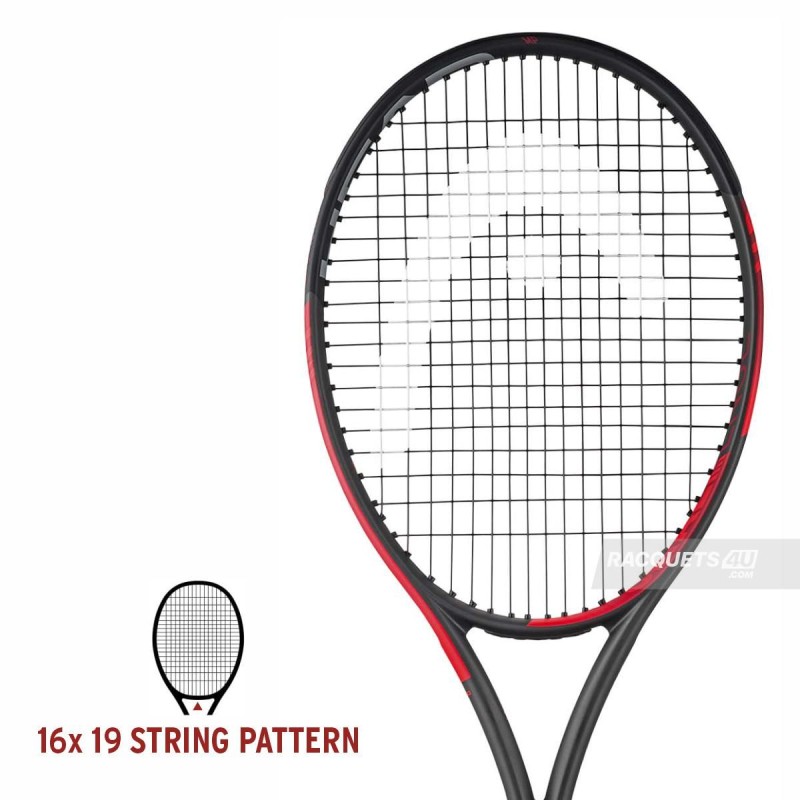HEAD IG Challenge MP Tennis Racquet (Red, Strung)