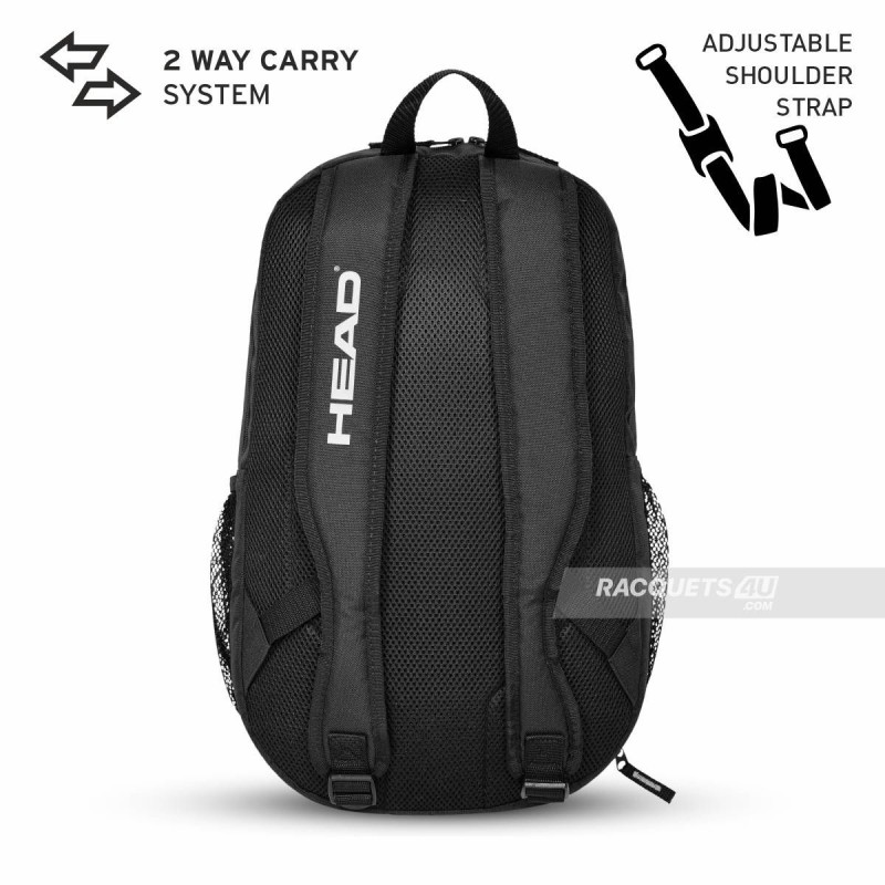 HEAD Team Backpack 21L (Black/Ceramic) HEAD Team Backpack 21L (Black/Ceramic)