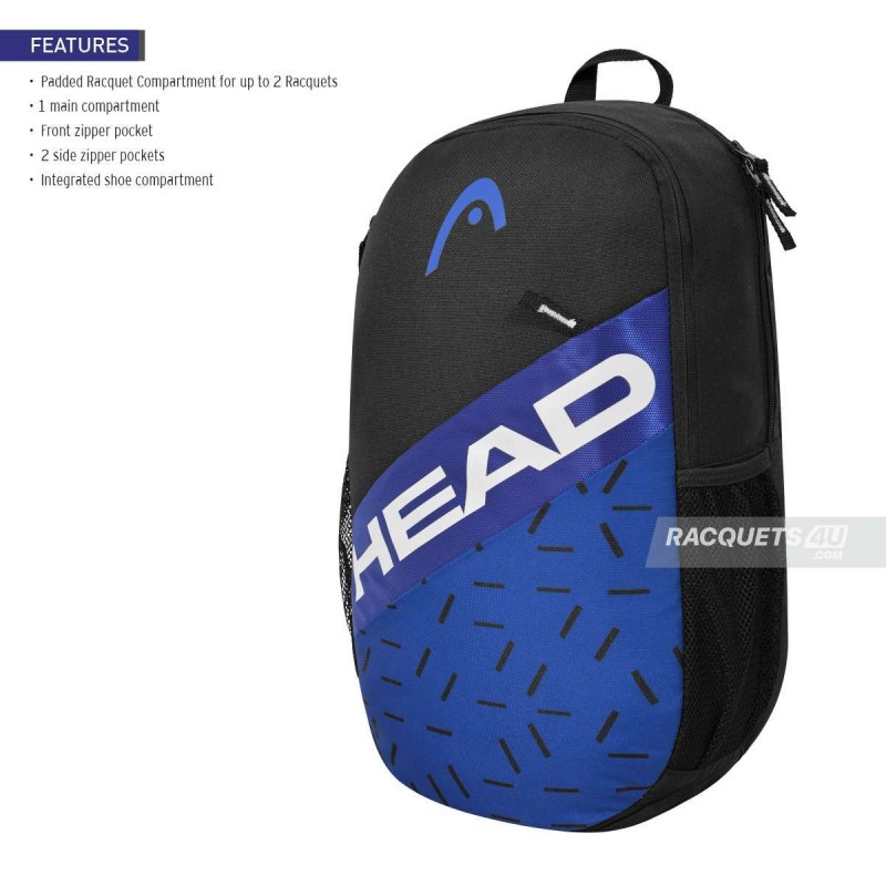 HEAD Team 21L Backpack (Blue/Black) HEAD Team 21L Backpack (Blue/Black)