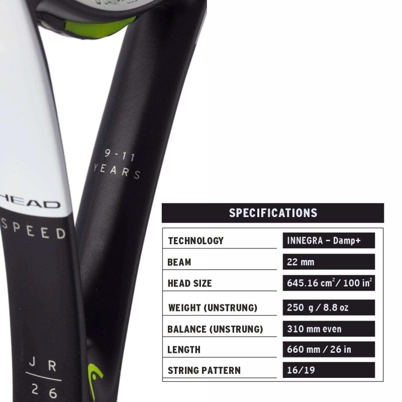 HEAD IG Speed Junior 26 2024 Tennis Racquet HEAD IG Speed Junior 26 2024 Tennis Racquet