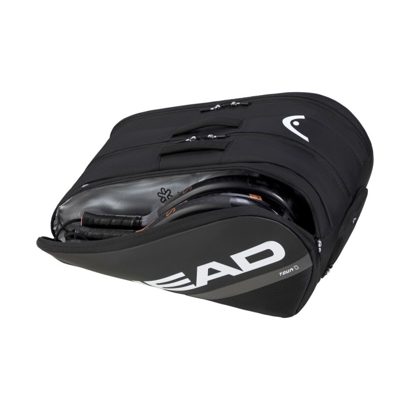 Head Tour Padel Bag L (Black/White) Head Tour Padel Bag L (Black/White)