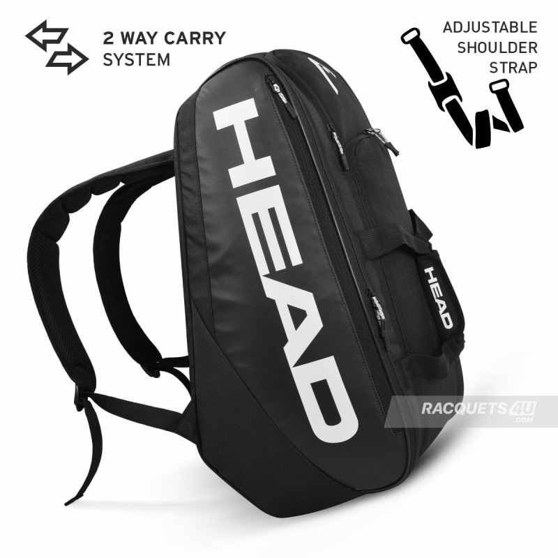 HEAD Pro Pickleball bag M (Black/White) HEAD Pro Pickleball bag M (Black/White)