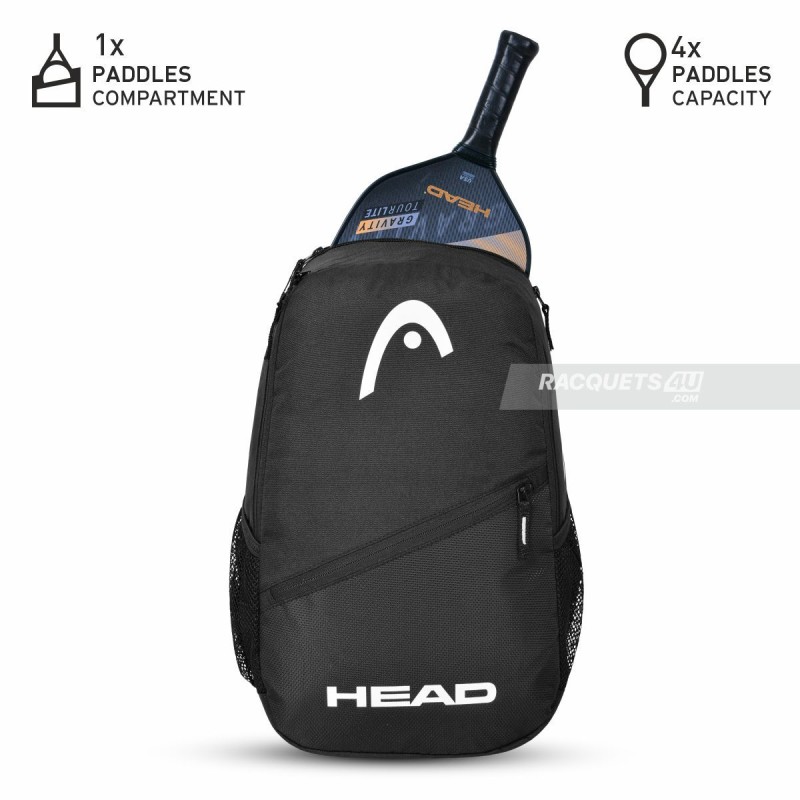 HEAD Tour Pickleball Backpack 22L (Black/White) HEAD Tour Pickleball Backpack 22L (Black/White)