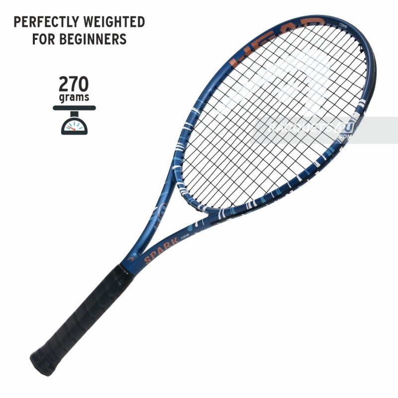 HEAD MX Spark Comp Tennis Racquet (Strung, Petrol) HEAD MX Spark Comp Tennis Racquet (Strung, Petrol)
