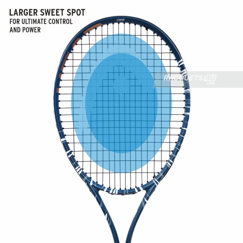 HEAD MX Spark Comp Tennis Racquet (Strung, Petrol) HEAD MX Spark Comp Tennis Racquet (Strung, Petrol)