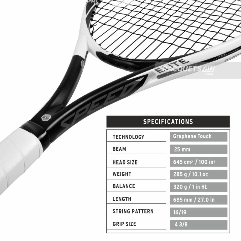 HEAD Graphene Touch Speed Elite Tennis Racquet (Strung) HEAD Graphene Touch Speed Elite Tennis Racquet (Strung)