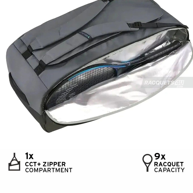 HEAD Pro X Duffle Bag L (Black/Dark Grey) HEAD Pro X Duffle Bag L (Black/Dark Grey)