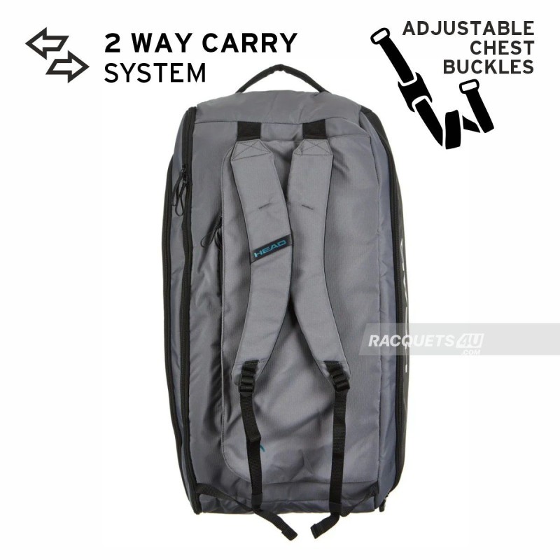 HEAD Pro X Duffle Bag L (Black/Dark Grey) HEAD Pro X Duffle Bag L (Black/Dark Grey)