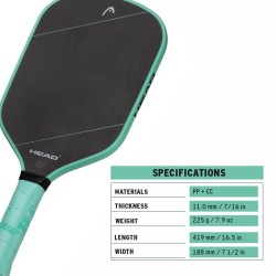 HEAD Boom Tour EX 2024 Pickleball Paddle HEAD Boom Tour EX 2024 Pickleball Paddle