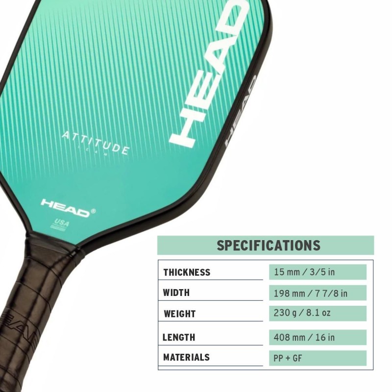 HEAD Attitude Team Pickleball Paddle HEAD Attitude Team Pickleball Paddle
