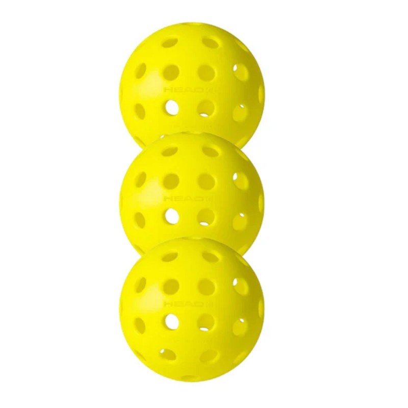 Head 3B Championship 40 Outdoor PickleBall (Without Packging, 3 balls)