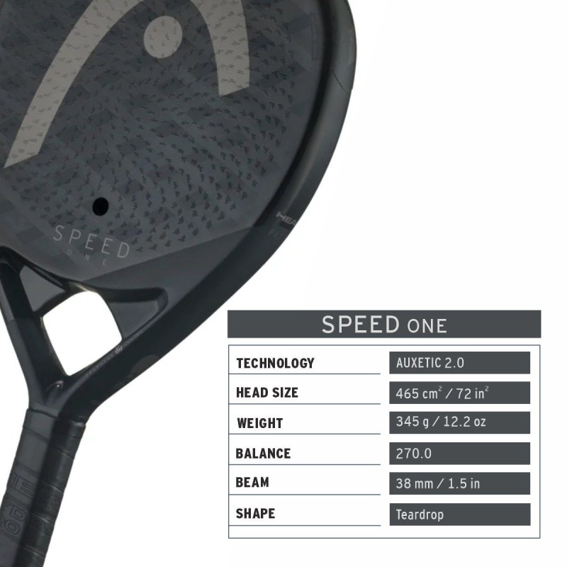 HEAD Speed One 2025 Padel Racquet HEAD Speed One 2025 Padel Racquet