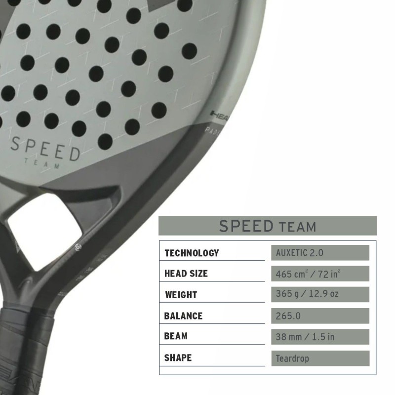 HEAD Speed Team 2025 Padel Racquet HEAD Speed Team 2025 Padel Racquet