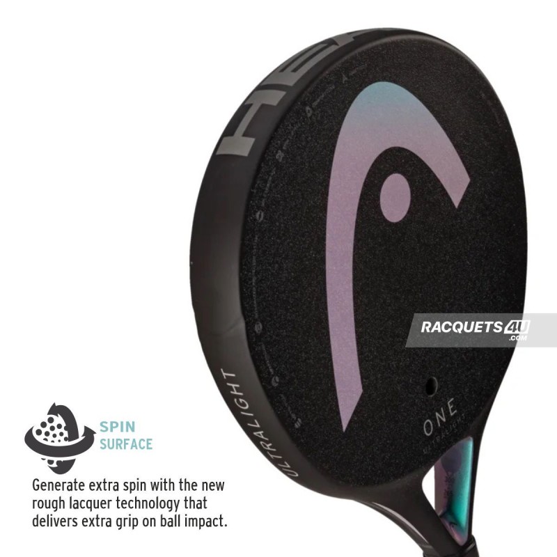 HEAD One Ultralight Padel Racquet (Black)