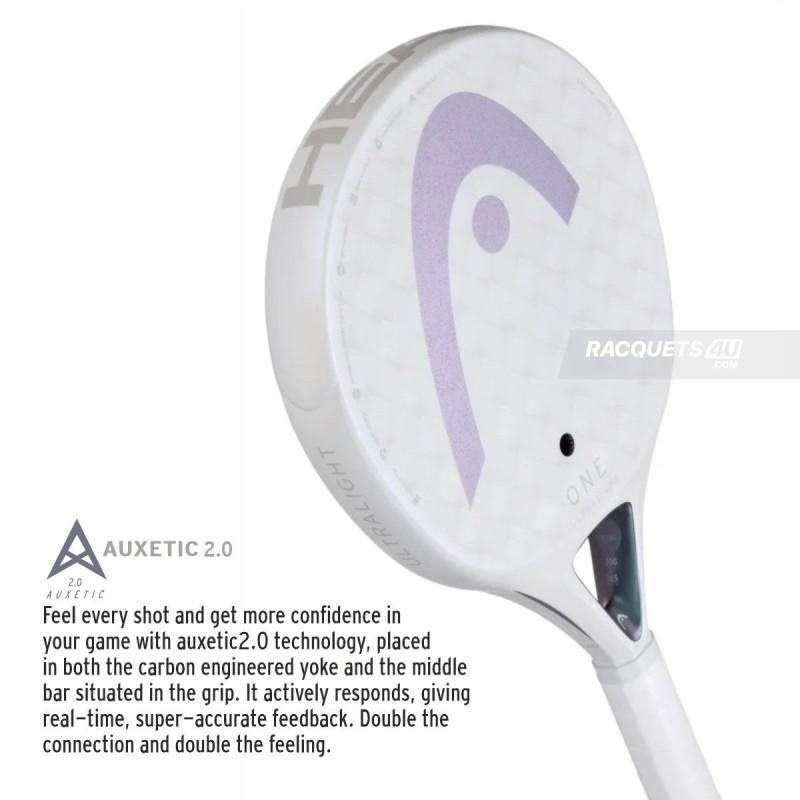 HEAD One Ultralight Padel Racquet (White) HEAD One Ultralight Padel Racquet (White)