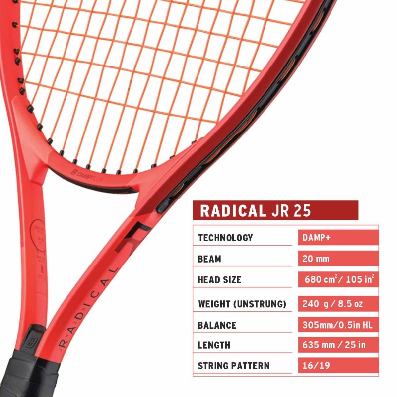 HEAD Radical Junior 25 2025 Tennis Racquet HEAD Radical Junior 25 2025 Tennis Racquet