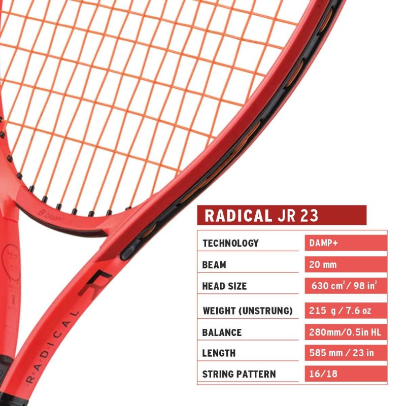 HEAD Radical Junior 23 2025 Tennis Racquet HEAD Radical Junior 23 2025 Tennis Racquet