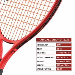 HEAD Radical Junior 21 2025 Tennis Racquet HEAD Radical Junior 21 2025 Tennis Racquet