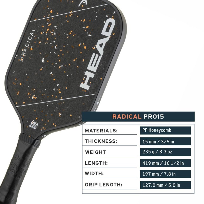 HEAD Radical Pro 15 2026 Pickleball HEAD Radical Pro 15 2026 Pickleball