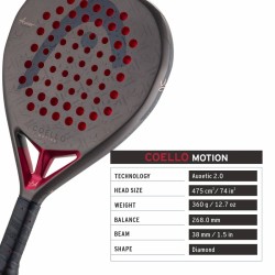 HEAD Coello Motion 2026 Padel Racquet HEAD Coello Motion 2026 Padel Racquet