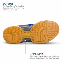 DSC Court 44 Badminton Shoes (Navy Orange) DSC Court 44 Badminton Shoes (Navy Orange)