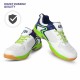 DSC Court 44 Badminton Shoes (White/Navy/Green) DSC Court 44 Badminton Shoes (White/Navy/Green)