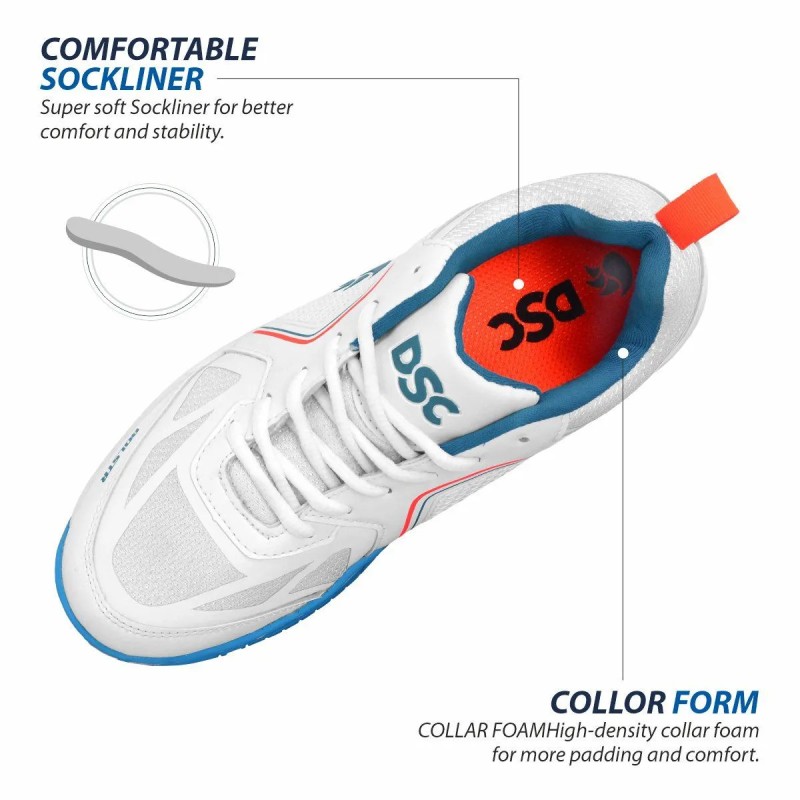 DSC Bolstr Badminton Shoes (Orange/Turquoise)