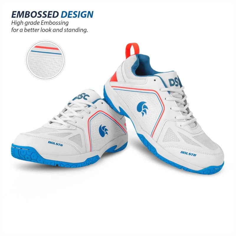 DSC Bolstr Badminton Shoes (Orange/Turquoise)