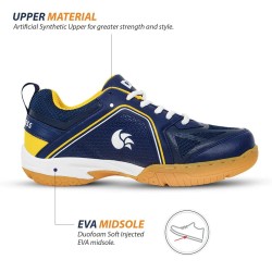 DSC Bolstr Badminton Shoes (Navy/Yellow) DSC Bolstr Badminton Shoes (Navy/Yellow)
