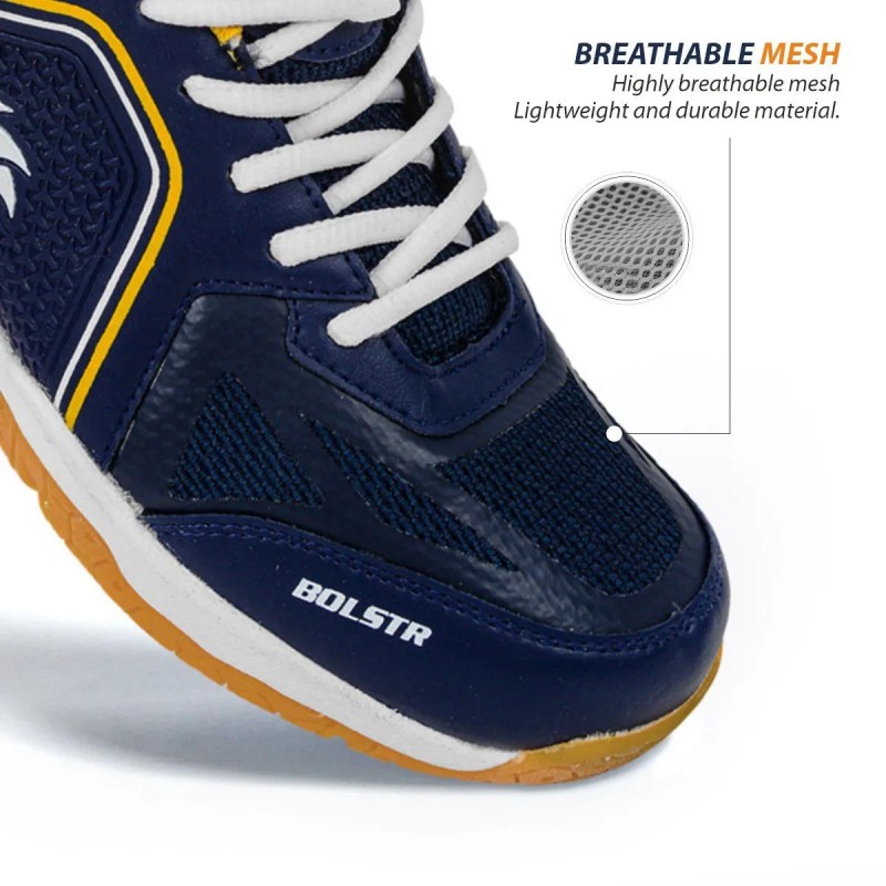 DSC Bolstr Badminton Shoes (Navy/Yellow) DSC Bolstr Badminton Shoes (Navy/Yellow)